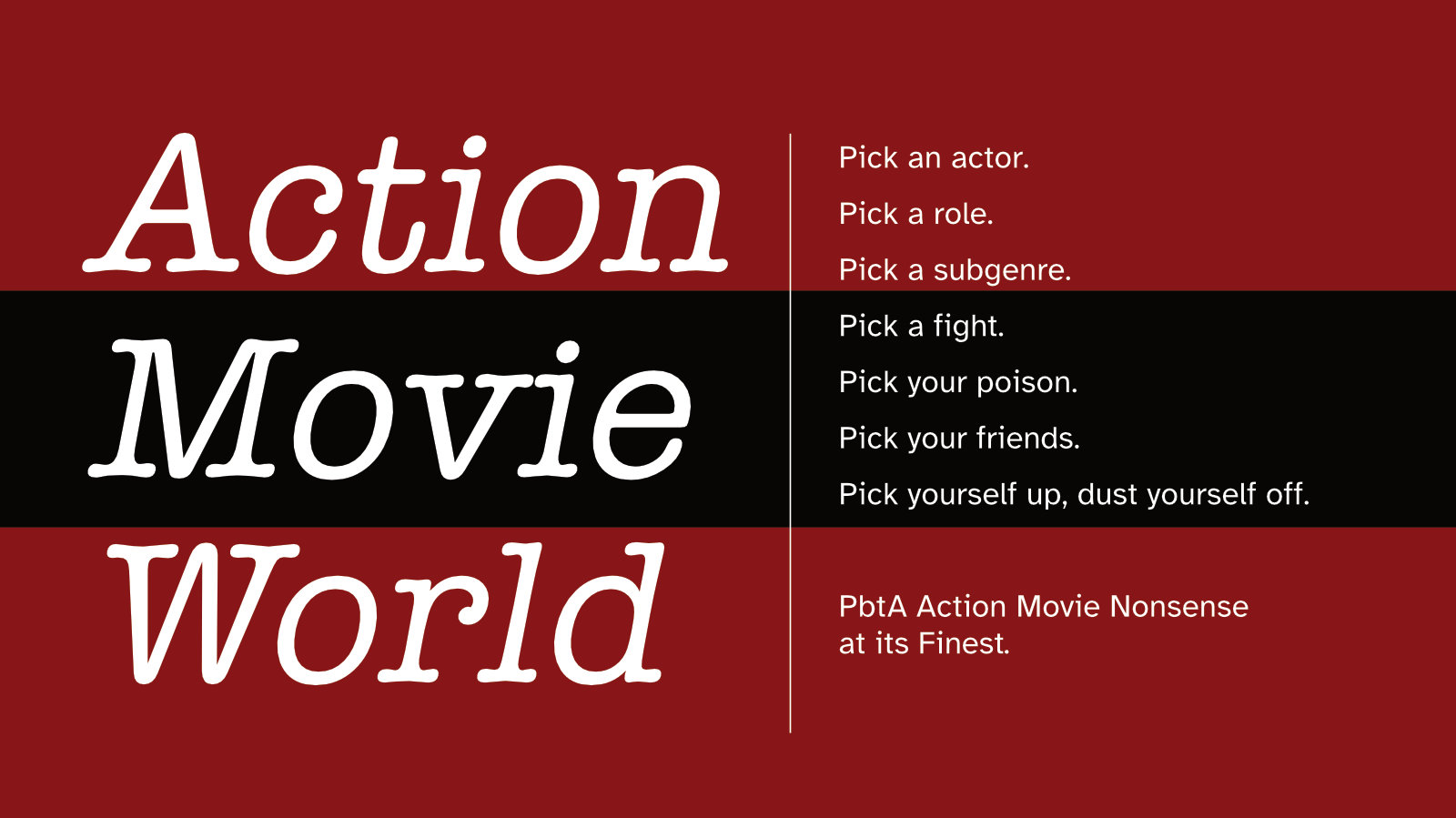 Cover image for Action Movie World (One-shot)