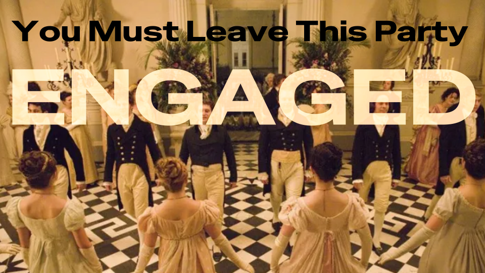 Cover image for You Must Leave This Party Engaged